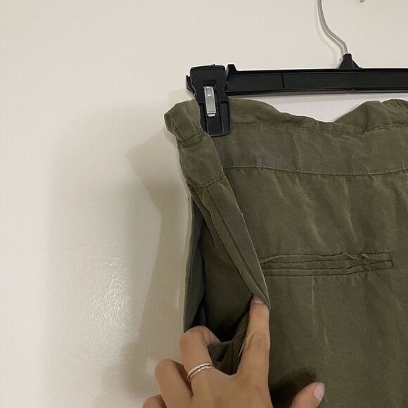 Mango MNG casual green drawstring jogger pants size US Small - Picture 3 of 6